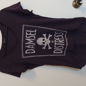 Purple Size M Signorelli Damsel In Distress Tee